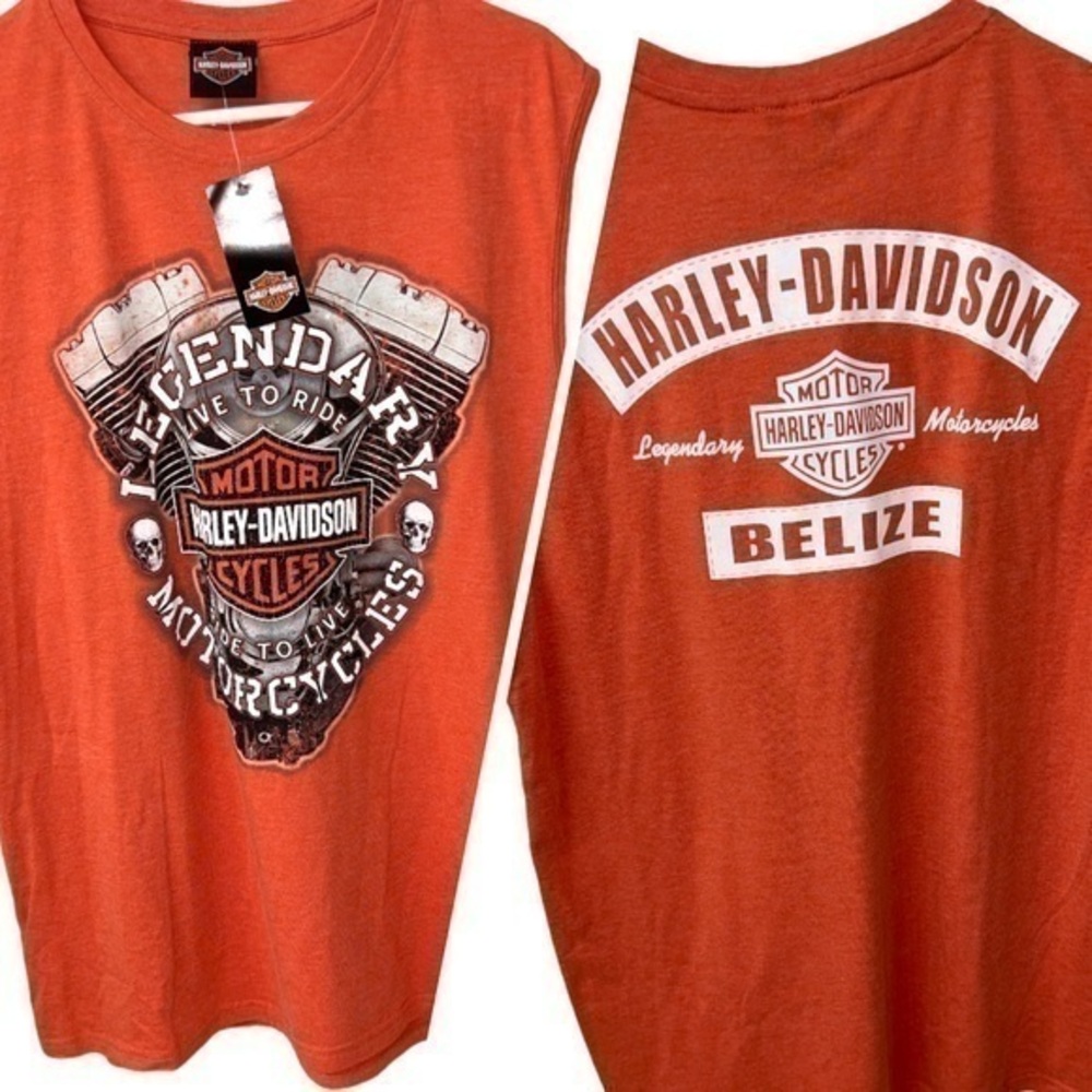 New! ▶️ Harley-Davidson ◀️ Belize muscle shirt